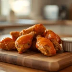 alitas de pollo congeladas en freidora de aire crujientes