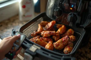 Alitas de Pollo Congeladas en Freidora de Aire — Sin Descongelar y Crujientes
