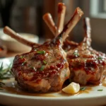 chuletillas de cordero en freidora de aire crujientes con romero