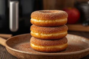Donuts de Manzana y Hojaldre en Freidora de Aire — El Snack Viral de 3 Ingredientes