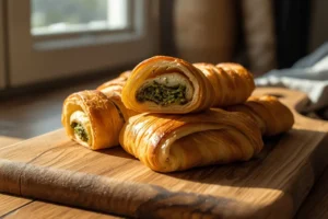 Hojaldre con Pesto en Freidora de Aire — El Aperitivo más Vistoso en 15 Minutos