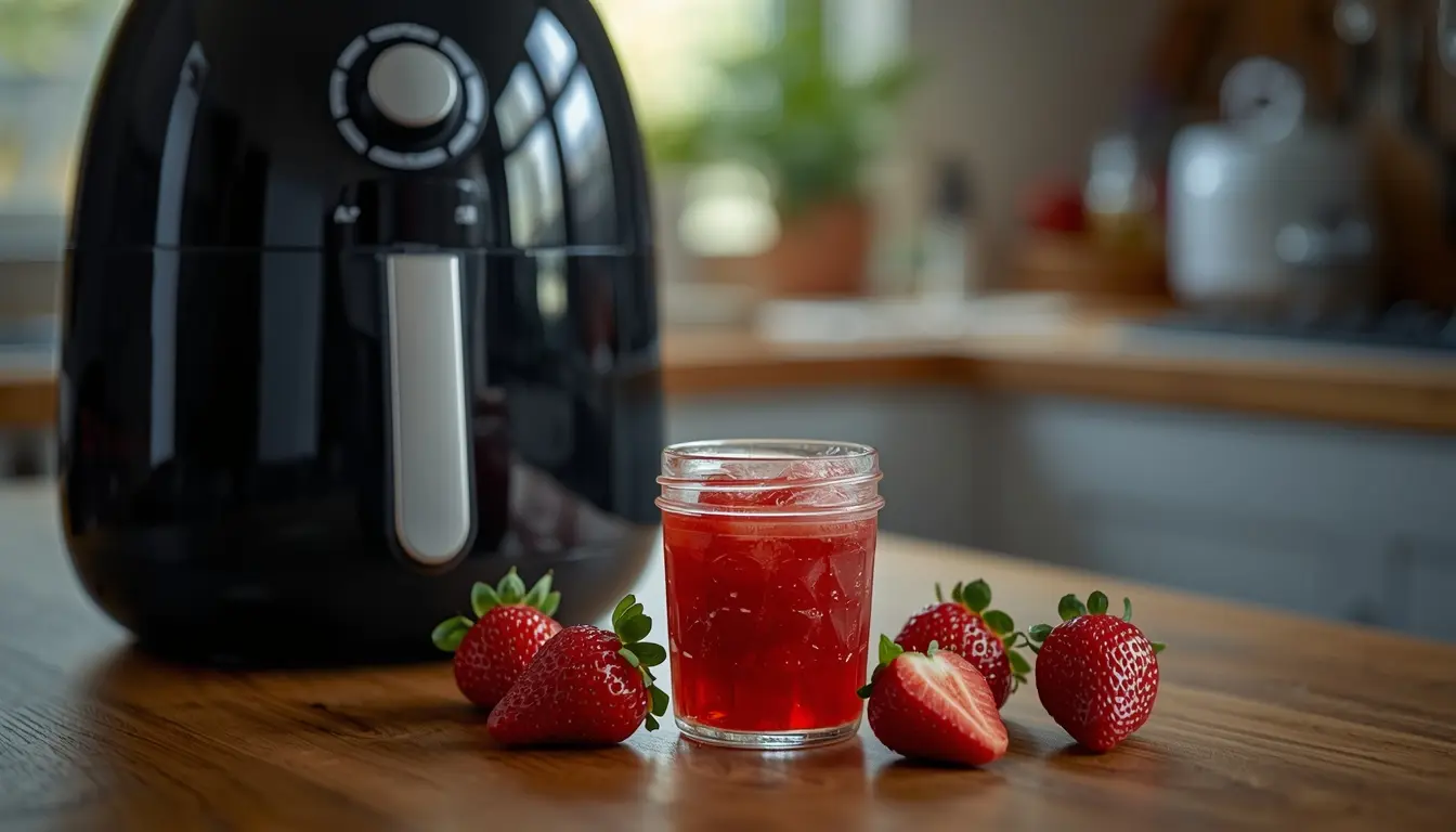 Mermelada Casera en Freidora de Aire — Frutos Rojos, Melocotón y Fresa en 15 Minutos
