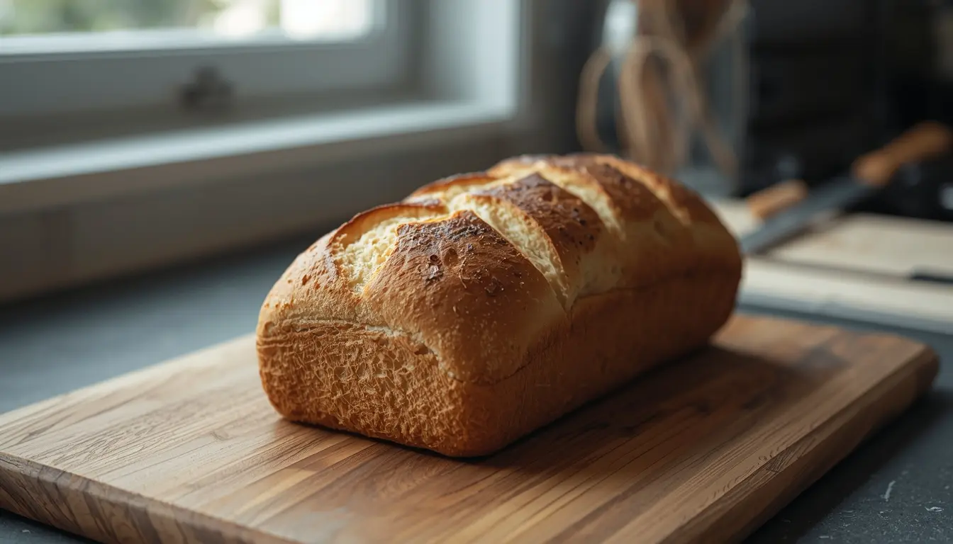 Pan de Masa Madre en Freidora de Aire — Corteza Crujiente y Miga Esponjosa