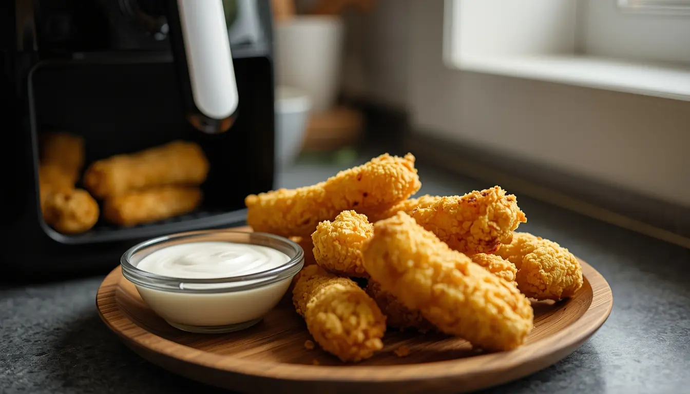 Pickles Caseros en Freidora de Aire — Pepinillos Crujientes en 10 Minutos