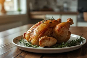 Pollo Entero en Freidora de Aire — Tiempos Exactos por Peso y Truco de la Pechuga