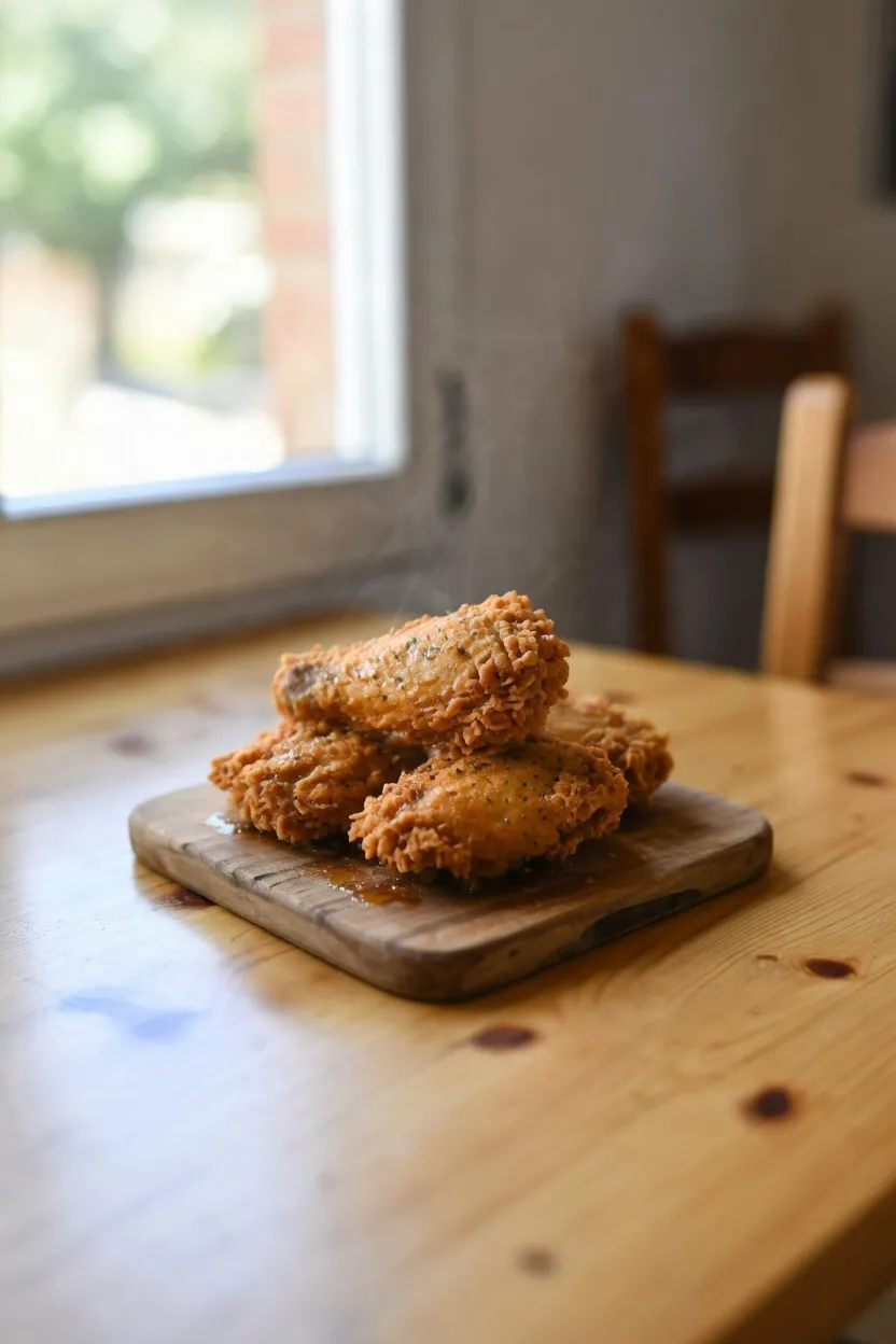 Pollo Estilo KFC en Freidora de Aire — El Rebozado Secreto en Casa
