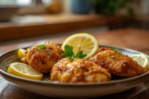 Pollo al Limón en Freidora de Aire — Jugoso y Dorado en 25 Minutos