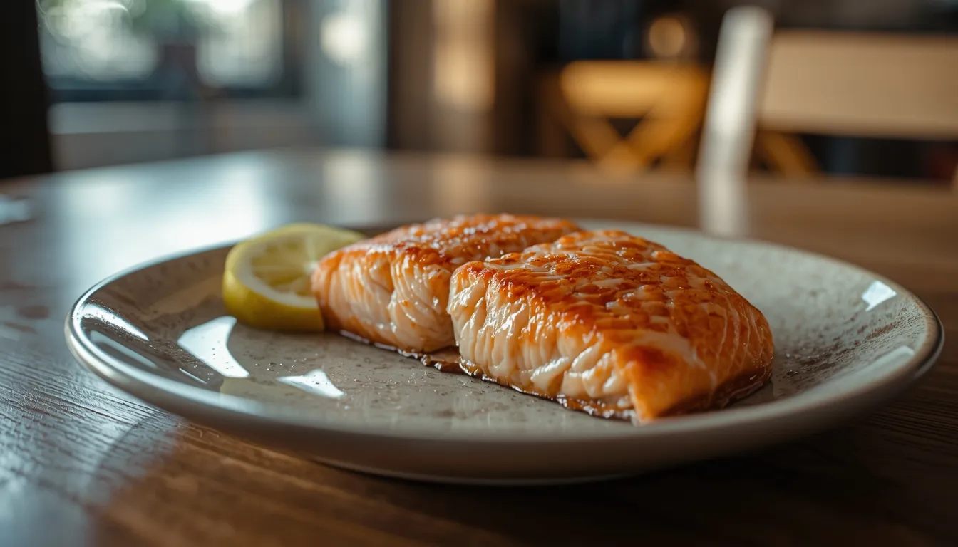 Salmón en Freidora de Aire que No Quede Seco — El Truco de la Salmuera