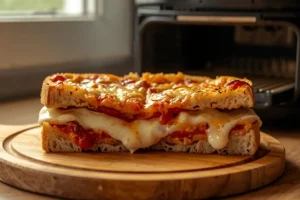 Sándwich de Pizza en Freidora de Aire — El Viral del Millón de Likes en 10 Minutos