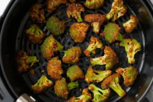 Brócoli en Freidora de Aire — Tiempo Exacto para que Quede Crujiente
