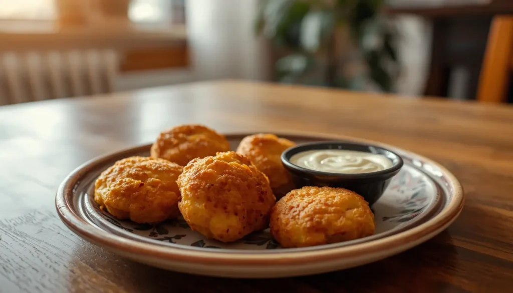 buñuelos de bacalao en freidora de aire crujientes con alioli