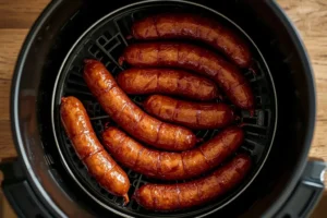 Chorizo en Freidora de Aire — Tiempo Exacto para que Quede Jugoso y Sin Explotar