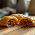 empanada de atún en freidora de aire con hojaldre crujiente