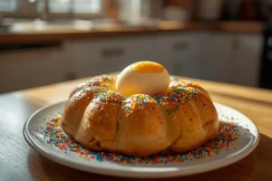 Mona de Pascua en Freidora de Aire — Esponjosa y Lista para el Lunes de Pascua