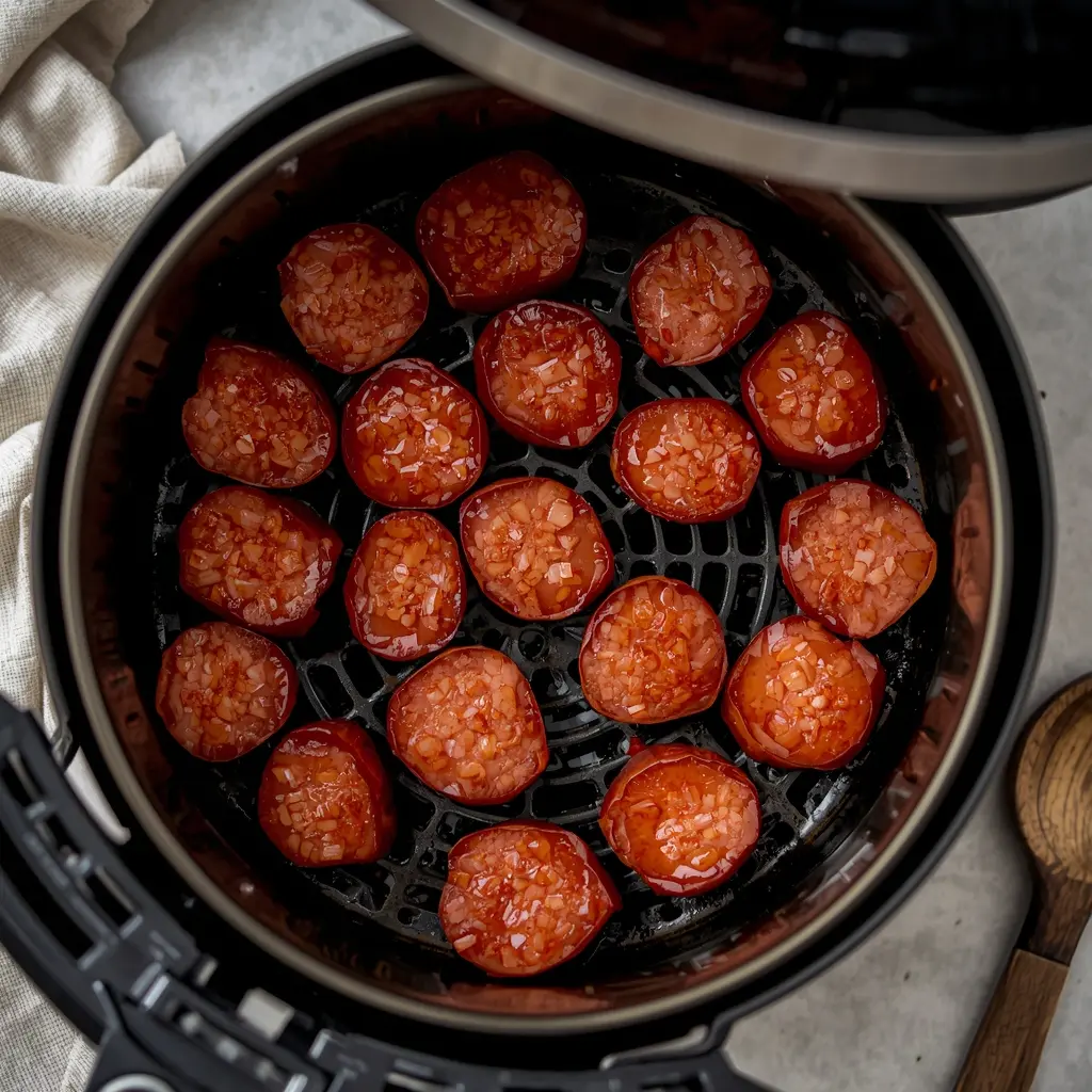 morcilla en freidora de aire crujiente