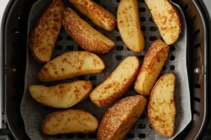 Patatas Gajo en Freidora de Aire — Tiempo Exacto para que Queden Crujientes