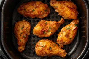 Pollo Marinado en Freidora de Aire — Tiempo Exacto para que Quede Jugoso