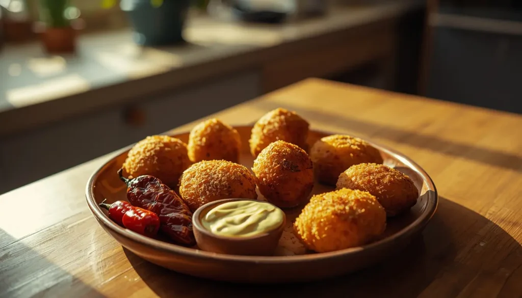 soldaditos de Pavía en freidora de aire con pimientos del piquillo