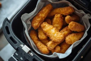 Varitas de Pescado en Freidora de Aire — Tiempo Exacto para que Queden Crujientes