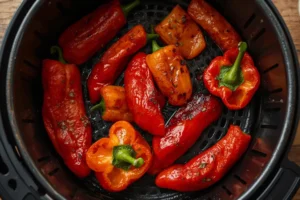 Pimientos Rojos en Freidora de Aire — Tiempo Exacto para que Queden Perfectos