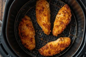 Pollo con Especias en Freidora de Aire — Tiempo Exacto