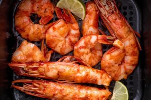 Langostinos freidora aire – tiempos exactos y trucos