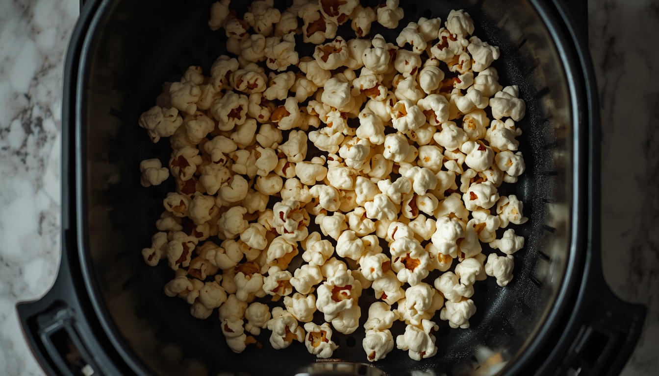 palomitas en freidora de aire